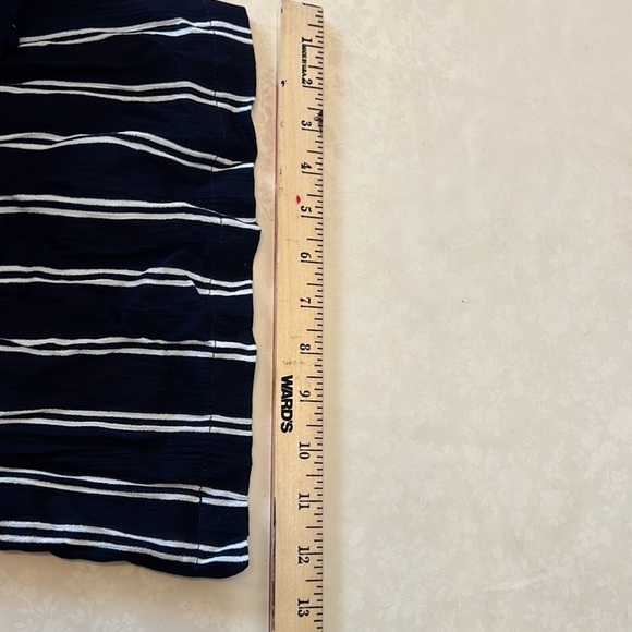 Shoreline.  Jumpsuit. Blue/White Stripe.  Size L. - Picture 11 of 11